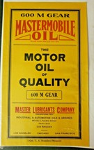 Vintage Original Label - MasterMobile Motor Oil Can Label  Los Angeles CA NOS B3 - £3.75 GBP