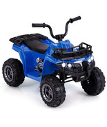 6V Kids Ride On Electric ATV with LED Headlights and MP3 Player-Blue - C... - $2,241.56 MXN
