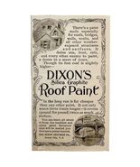 Dixon Crucible Roof Paint 1897 Advertisement Victorian New Jersey ADBN1xxx - $363.77 MXN