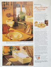 1966 Rheem Vintage Print Ad The Mediterranean Collection Retro Bathroom ... - $14.45