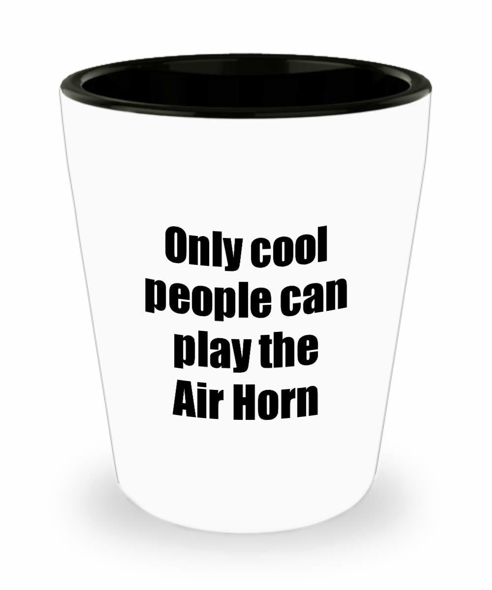 Air Horn Player Shot Glass Musician Funny Gift Idea For Liquor Lover Alc... - $12.84