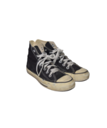 Vintage Converse Made in USA Size 4.5 Black All Star Distressed Worn In - £35.29 GBP