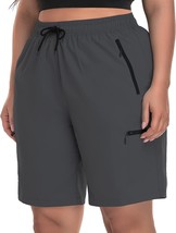 Sekino Women'S Plus Size Hiking Cargo Shorts Quick-Dry Summer Athletic Outdoor - $37.93