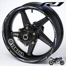 YAMAHA YZF R1 Motorcycle Wheel Decals – Rim &amp; Inner Stickers - $29.99