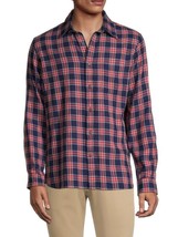 Brooks Brothers Red Fleece Men&#39;s Plaid Flannel Shirt in Blue Multi-Size Medium - £23.59 GBP