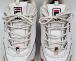 Fila Womens Walking Sneakers Shoes Size 8.5  White Synthetic Leather - $24.00