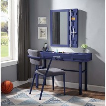 Cargo Vanity Desk, Blue Finish - $215.00