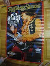 Jimi Hendrix Poster The Rolling Stone 100 Greatest Special Collectors Issue - $831.09 MXN