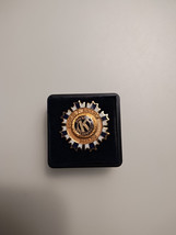 KIWANIS INTERNATIONAL FELLOW GEORGE F. HIXON LAPEL PIN K BROOCH - $21.60