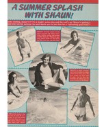 Shaun Cassidy Scott Baio teen magazine pinup clipping Teen View hat shirtless - $7.00