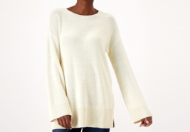 Girl With Curves Sweater Tunic- Birch , Petite Medium - £18.33 GBP