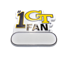 Georgia Tech Yellow Jackets Magnet #1 G.T. Fan Size 3 By 3 New Ncaa - $7.89