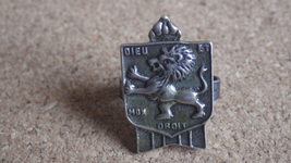 Vintage Wwii British War Relief Society Sterling Silver Scarf Clasp - £39.15 GBP
