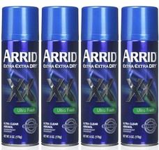 4 Pack NEW ARRID XX Ultra Clear Anti-Perspirant Deodorant Spray Ultra Fr... - $37.39