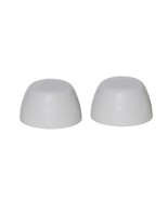Universal Rundle Replacement Plastic Toilet Bolt Caps - Set of 2 - Silve... - €25,87 EUR