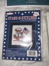Lot of 5 Counted Cross Stitch Stars-N-Stitches  Bunnies Robin Eggs - $19.79