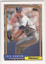 M) 1992 Topps Baseball Trading Card - Erik Hanson #71 - £1.57 GBP