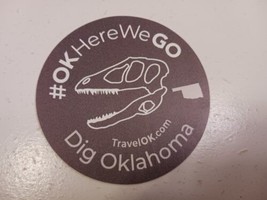 Dig Oklahoma #OK Here We Go Sticker Decal - £0.78 GBP