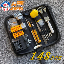 148Pcs Watch Repair Tool Kit Link Remover Spring Bar Tool Case Opener Se... - $34.19