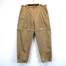 L.L. Bean Mens 42x34 Convertible Hiking Cargo Chino Pants Shorts Khaki Outdoor  - £26.94 GBP
