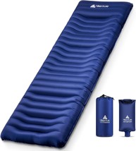 Camping Mattress Ultra-Thick 5 Inch, Ergonomic Sleeping Pad With Pillow,... - £47.24 GBP