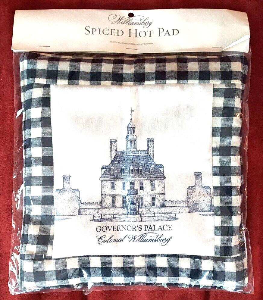 NEW Spiced Hot Pad Colonial Williamsburg Virginia History Governor&#39;s Pal... - $9.89