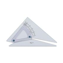 Linex Set Square Adjustable Precision 0.5 Degree Scale Bevelled Edge Lon... - $75.00
