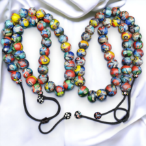 New Lot 2 Venerano Handmade Lampwork Art Glass Beads Necklaces - £167.64 GBP