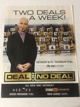 Deal Or No Deal Print Ad Pinup Howie Mandel Game Show - £6.35 GBP