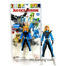 Year 2008 DC Justice League International 6.5 Inch Figure BLACK CANARY with Base - $54.99