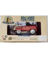 Golden Wheel Die Cast Metal PEDAL POWER Cars 1:10 scale City Fire Dept. - $13.63 CAD