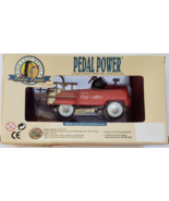 Golden Wheel Die Cast Metal PEDAL POWER Cars 1:10 scale City Fire Dept. - £7.95 GBP