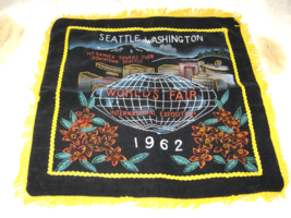 Vintage Collectible 1962 World&#39;s Fair Seattle, Washington Banner Mt. Rainier - £39.30 GBP