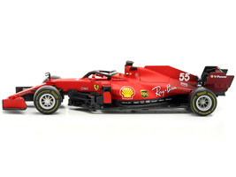 Ferrari SF21 #55 Carlos Sainz Formula One F1 Car &quot;Ferrari Racing&quot; Series 1/18 Di - £81.13 GBP