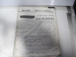 Sharp VC-A102U Original Service Manual - $1.97