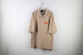 Vintage Sean John Mens Size 2XL XXL Baggy Spell Out Striped Collared Polo Shirt - £34.85 GBP