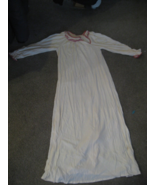 Vintage 80&#39;s 70&#39;s Sears Cherri Lynn Lungo Camicia da Notte Balza Cotone ... - $64.79 CAD
