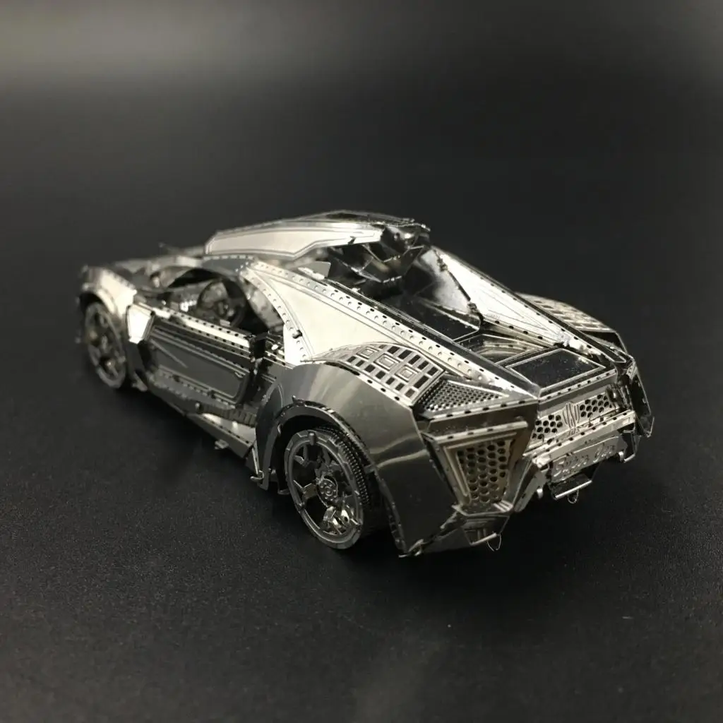 Play MODEL NANYUAN 3D Metal model kit Hypersport Racing Car Aembly Model DIY 3D  - £25.52 GBP