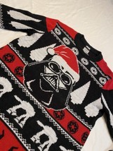 Star Wars Ugly Christmas Sweater Darth Vader Merry Sithmas Black Red Men... - $27.09