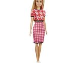 Barbie Fashionistas Doll with Long Blonde Hair &amp; Houndstooth Crop Top &amp; ... - £7.85 GBP