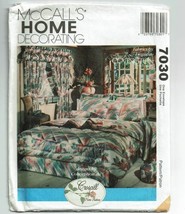 McCalls Sewing Pattern 7030 Bedroom Valance Duvet Cover  - £6.94 GBP