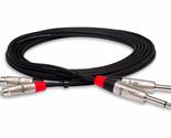 Hosa HPR-003X2 Dual REAN 1/4&quot; TS to RCA Pro Stereo Interconnect Cable, 3... - $22.95+