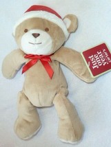 Details about   CARTERS Plush SANTA BEAR Brown RED HAT RIBBON CHRISTMAS ... - €33,89 EUR
