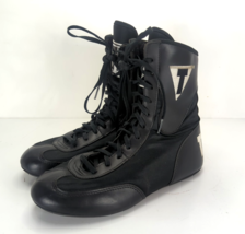 Title Boxing Speed-Flex Encore Mid-Top Black Boxing Shoes Size US 7/EUR ... - $34.85