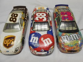 Lot 3 Action Racing Cars 2 M&amp;M #38 Ford Taurus, UPS #88 Ford Taurus Scale 1:24 - £33.62 GBP