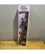 Mr. Christmas Super Climbing Santa African American Santa Holiday Lights... - €50,84 EUR