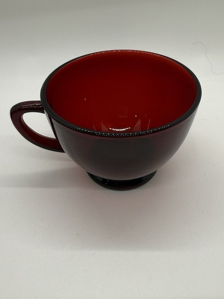 Set Of 4 Vintage ANCHOR HOCKING Royal Ruby Red Glass Footed Cup Tea Punc... - $27.16 Set Of 4 Vintage ANCHOR HOCKING Royal Ruby Red Glass Footed Cup Tea Punc... - $27.16