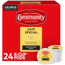 COMMUNITY COFFEE CAFE SPECIAL MEDIUM ROAST KEURIG COFFEE PODS 24 CT - £15.69 GBP