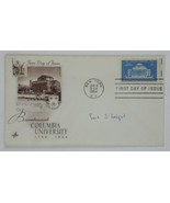 Paul S Wingert Signed 1954 First Day Cover FDC Bicentennial Columbia Uni... - £70.06 GBP