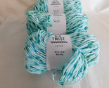 Big Twist Cotton Aquamarine Speckle lot of 3 dye Lot CNE1268 - £12.77 GBP